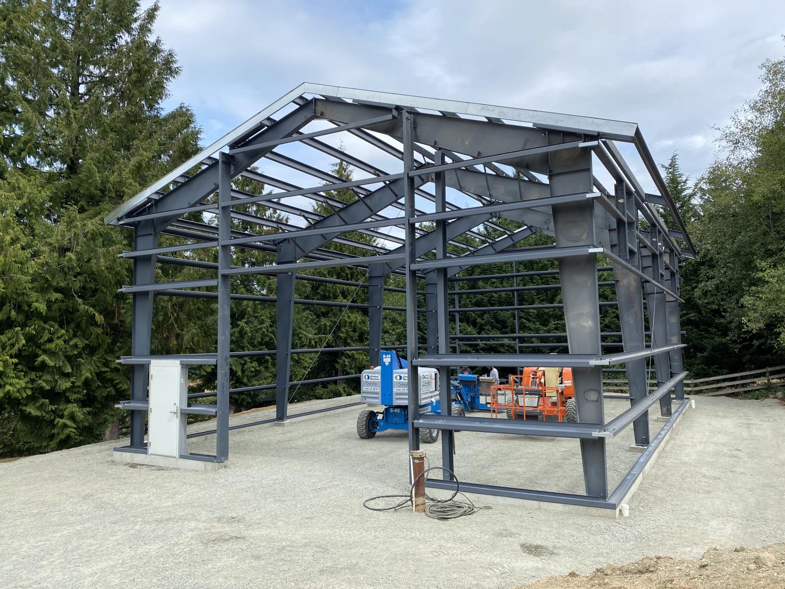 Western Canadian Steel Building Project: Nanaimo Shop in Nanaimo, BC
