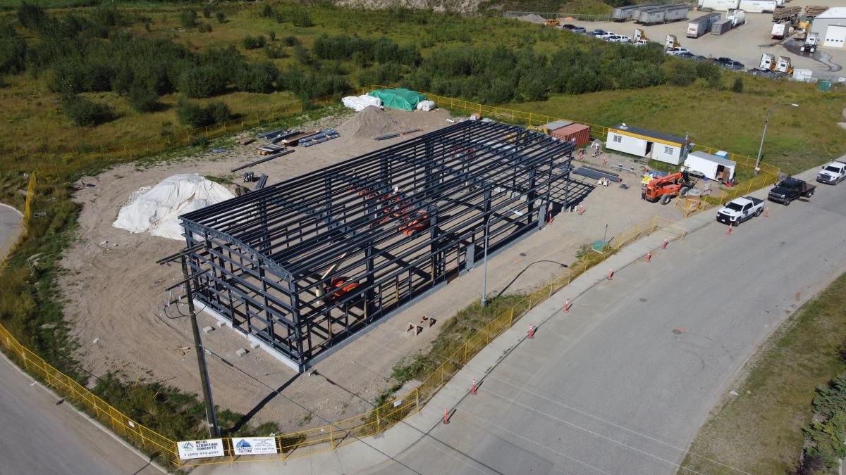 Western Canadian Steel Building Project: Forrest Services Building ...